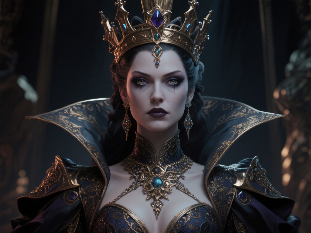 在pg电子游戏中，女王的形象设计堪称经典。她的外形