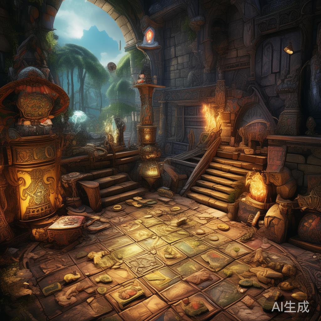 在探索过程中，玩家可以获得宝藏碎片、古董收藏及隐藏